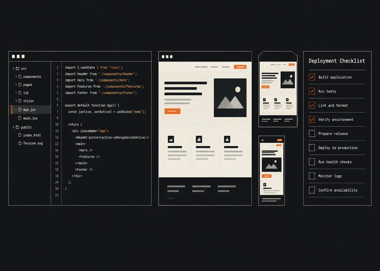 Generic code, responsive build, and release checklist